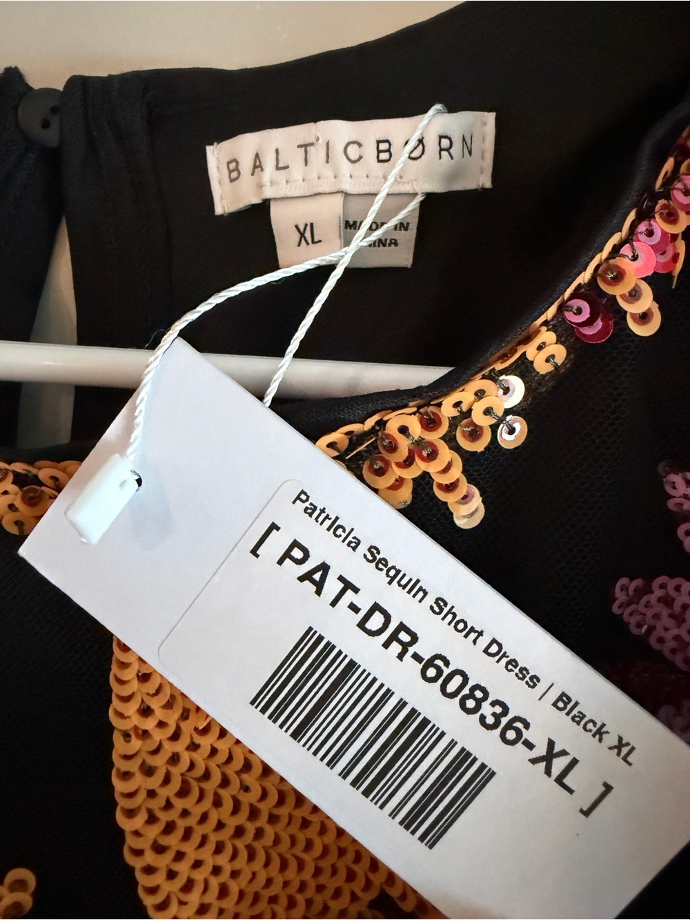 Baltic born patricia sequin short dress size extra large new - Picture 4 of 4